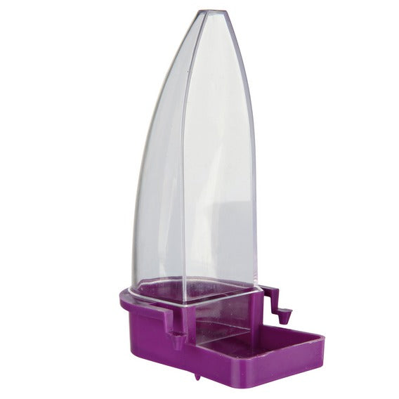 Food and water dispenser, 90 ml/12 cm, Plastic, Pet Birds, Feeding Area