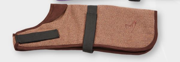 Gor Pets Kensington Coat 25cm Tweed Brown Herringbone
