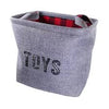 Luxury Buffalo Check Toy Basket 32cm