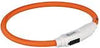 Flash light ring USB for cats 35 cm 7 mm, orange