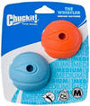 Chuckit The Whistler Ball2 Pack Medium 6.5cm