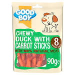 Good Boy Chewy Duck With Carrot Sticks 90g