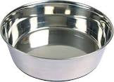 Stainless steel bowl, rubber base 2.5l 24 cm