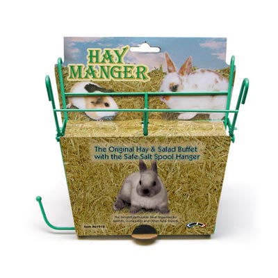 Large Hay Manger Rack With salt Wheel