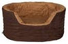Benito bed 60 × 45 cm, brown/light brown