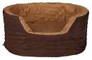 Benito bed 60 × 45 cm, brown/light brown