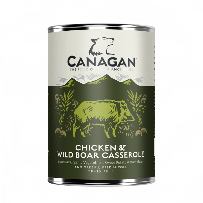 Canagan Dog Can Chicken & Wild Boar Casserole 400g