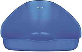 Corner toilet for small animal cages 36 × 21 × 30/30 cm