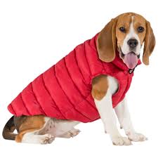 TresPaws Dogby Down Jacket Red