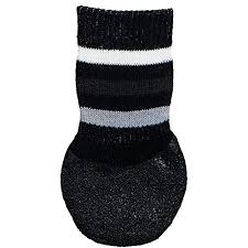 Dog Socks Extra Small-Small Black 2 Pack