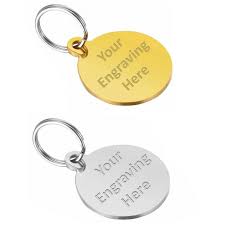 Large Engraved Dog Tag