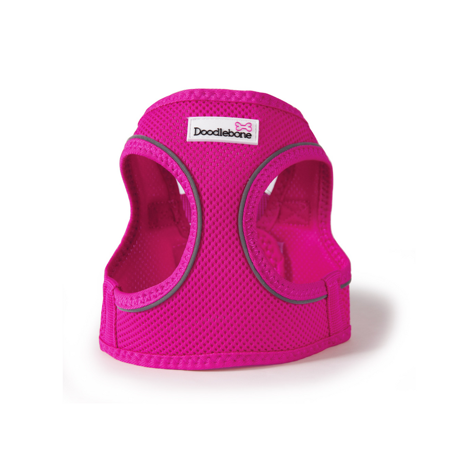 Doodlebone Airmesh Snappy Harness Neon Pink