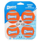 Chuckit Tennis Ball4 Pack Medium 6.5cm