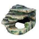 Corner rock with cave and platform 19 x 17 x 17 cm