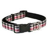 Wagg N Walk Collar Red Check 10"- 14"  X 1/2"