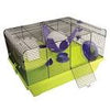 Critter Manor Mouse Wire Cage 40.5L X 36W X 27cm H Purple Green