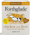 Forthglade Complete Adult Chicken Liver Brown Rice 395g