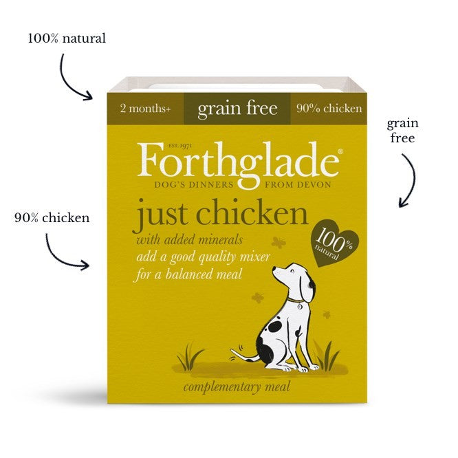 Forthglade Just Chicken Grain Free 395g