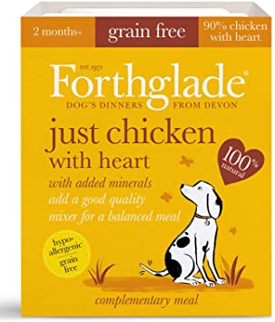 Forthglade Just Chicken And Heart Grain Free 395g