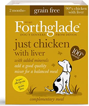 Forthglade Just Chicken And Liver Grain Free 395g