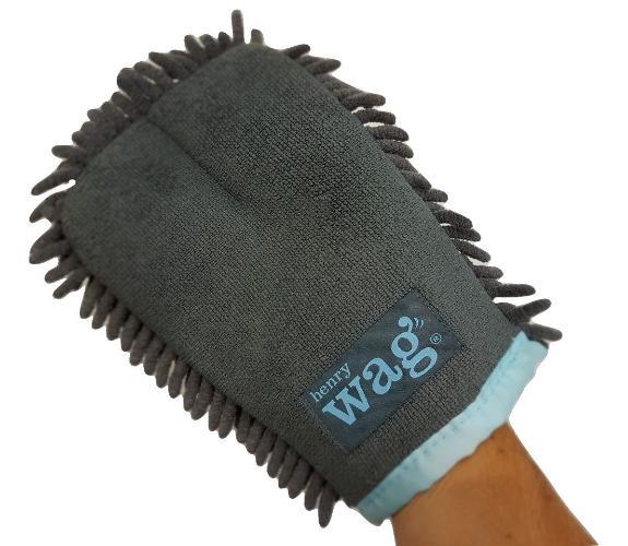Henry Wag Hw Microfibre Cleaning Glove Grey/Teal