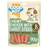 Good Boy Chewy Chicken With Carrot Sticks 320g