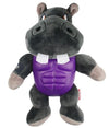 GiGwi I'm Hero Armor Hippo Plush with Squeaker