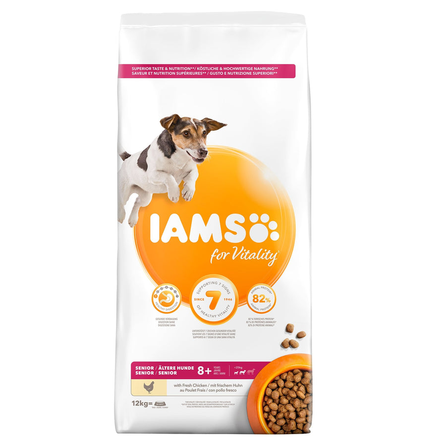 Iams Vitality Senior Small/Med Dog Chicken 2kg