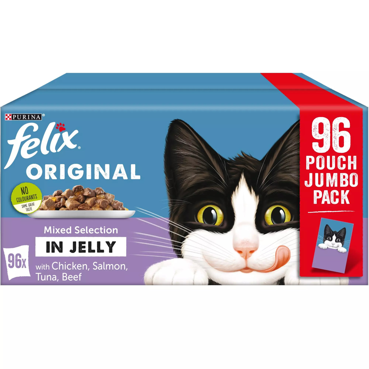 Felix Mixed Selection in Jelly Cat Food 96x100g