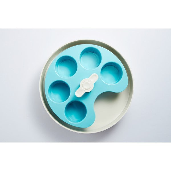 SPIN Interactive Slow Feed Bowl Blue Palette