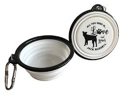 Jack Russel Travel Water Bowl