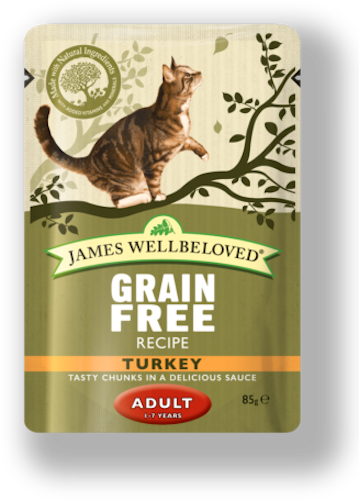 James Wellbeloved Pouches Turkey Adult 12 x 85g