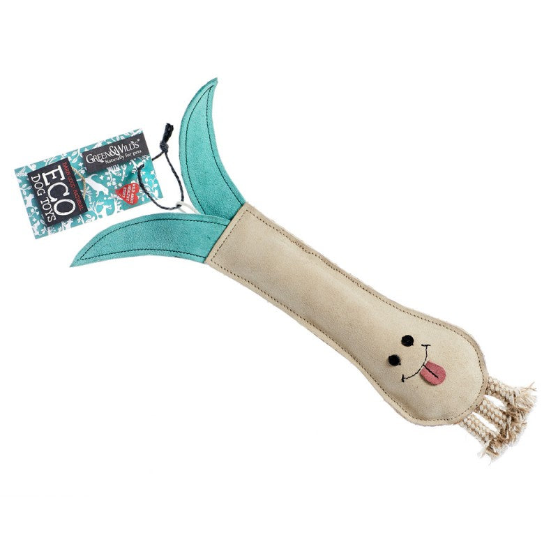 Lenny the Leek Eco Dog Toy