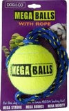 Dog & Co Mega Ball With Rope 4"