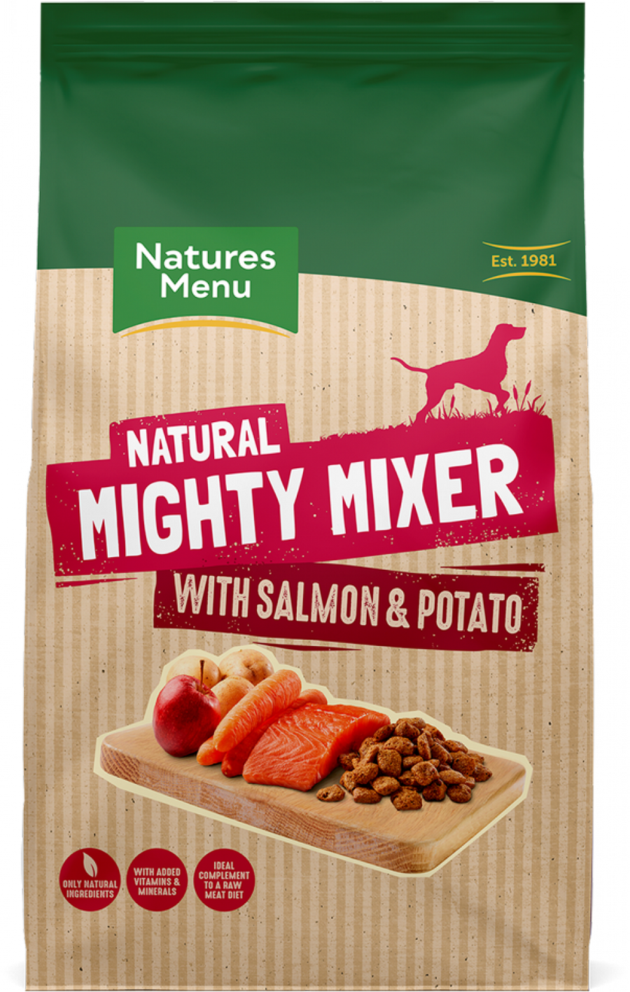 Natures Menu MightyMixer With Salmon & Potato 2kg