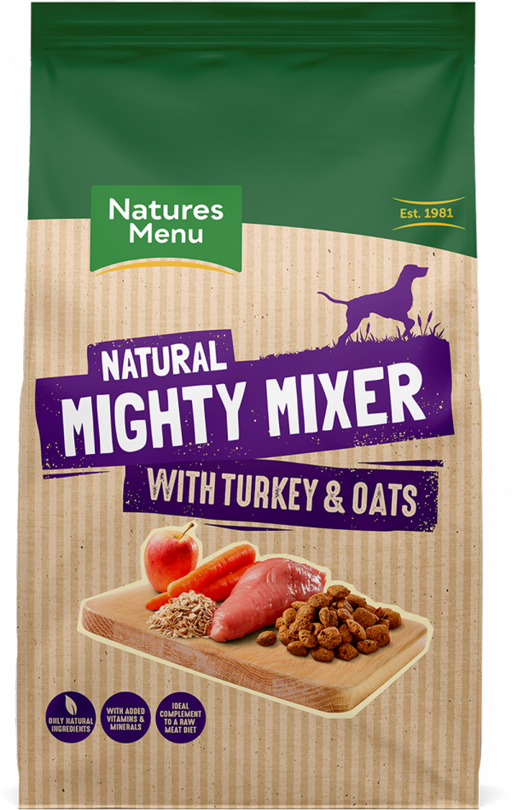 Natures Menu MightyMixer With Turkey & Oats 2kg
