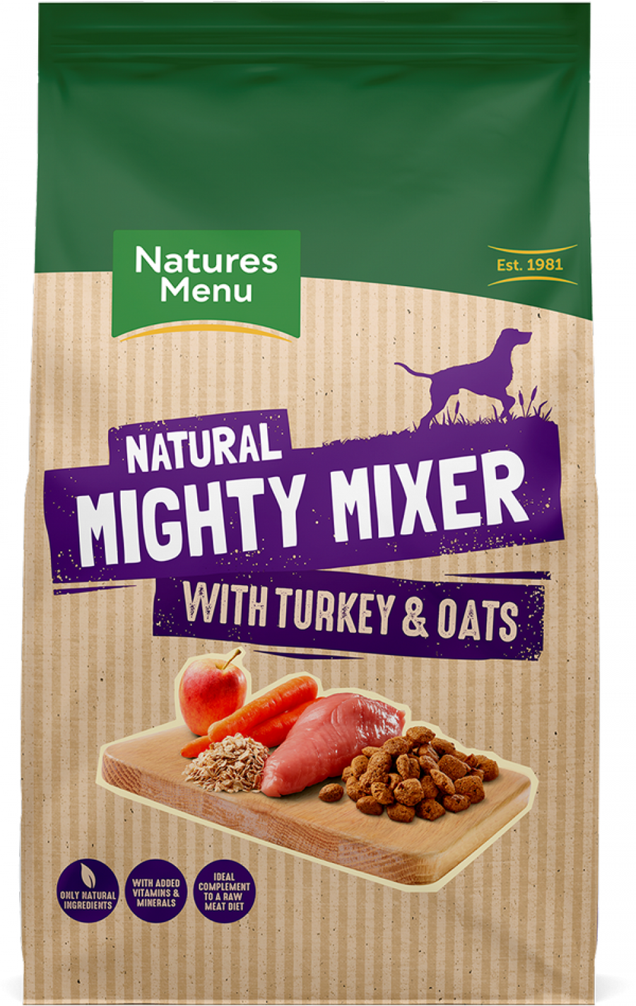 Natures Menu MightyMixer With Turkey & Oats 2kg