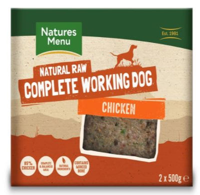 Natures Menu Working Dog Meals Chicken 500g