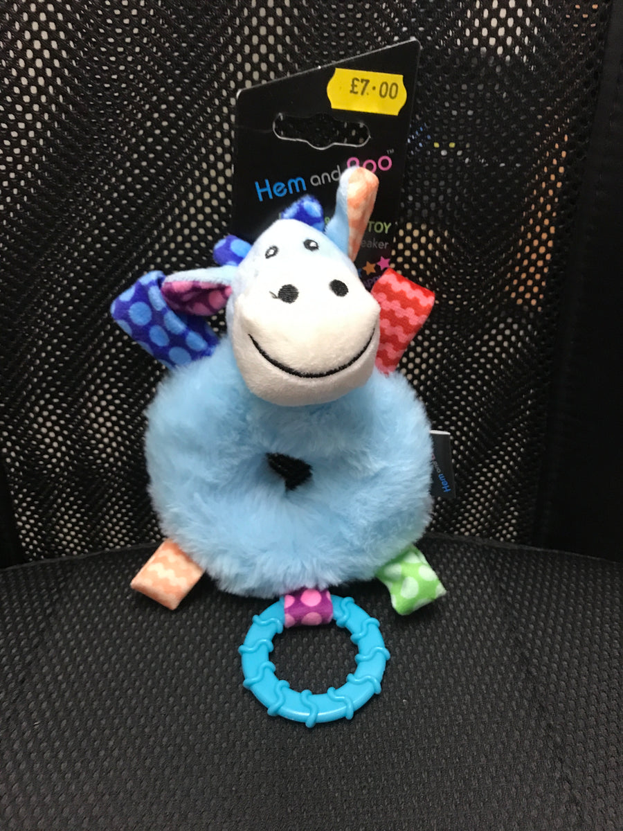 Puppy Plush Patchwork Ring 10"