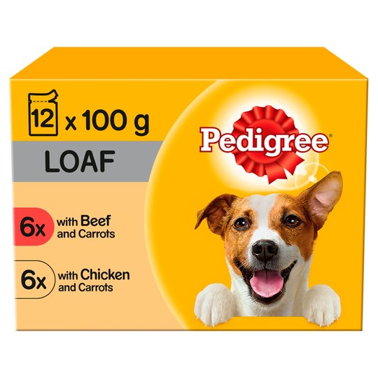 Pedigree Pouch In Loaf Adult 12x100g