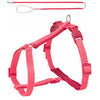 Premium Cat Harness With Lead 25-45cm 10mm 1.20M Coral