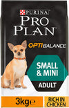 PURINA PRO PLAN Dog Small & Mini Adult with OPTIHEALTH Rich in Chicken, 3kg