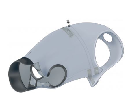 Protective Body S-M: 40 Cm, Grey