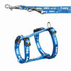 Puppy Harness with Leash 23-34cm Blue