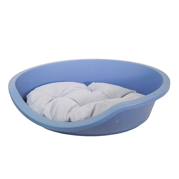 Eco Plastic Pet Bed Slate Blue 80