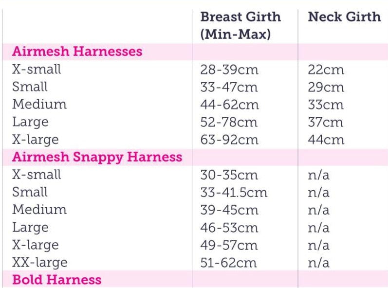 Doodlebone Airmesh Snappy Harness Red