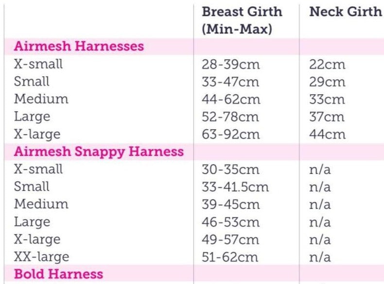 Doodlebone Airmesh Snappy Harness Pink