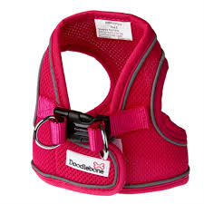 Doodlebone Airmesh Snappy Harness Neon Pink