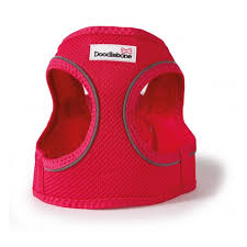 Doodlebone Airmesh Snappy Harness Red