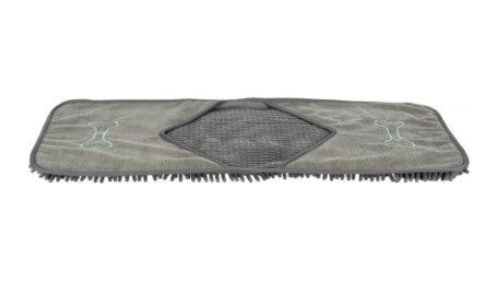 Drying Towel With Mitt Pockets 78 X 32cm Grey